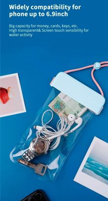 Водонепроницаемый чехол Aqua Waterproof Bag WIWU (Black) - фото 2 Водонепроницаемый чехол Aqua Waterproof Bag WIWU (Black) - фото 2