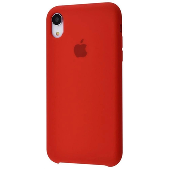 Чохли  Silicone Case iphone XR red - фото 1