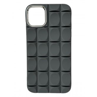 Чехол 3D Chocolate Case (iPhone 14 Pro, Gray) - фото 2