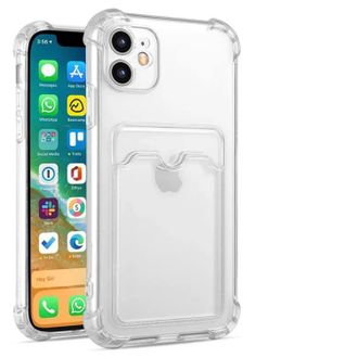 Чехол Card Holder Clear Case (iPhone 11) - фото 1 Чехол Card Holder Clear Case (iPhone 11) - фото 1