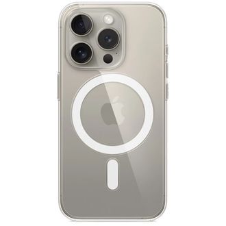 Чехол Clear case magsafe iphone 15 Pro Clear - фото 1 Чехол Clear case magsafe iphone 15 Pro Clear - фото 1