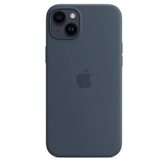 Чохол для смартфона Apple iPhone 14 Plus Silicone Case with MagSafe - Storm Blue (MPT53) - фото 2