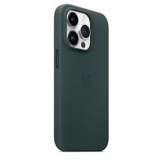 Чохол для смартфона Apple iPhone 14 Pro Leather Case with MagSafe - Forest Green (MPPH3) - фото 2 Чохол для смартфона Apple iPhone 14 Pro Leather Case with MagSafe - Forest Green (MPPH3) - фото 2