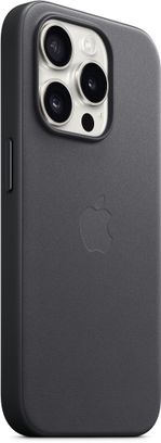 Чехол FineWoven Case with MagSafe iPhone 15 Pro Black - фото 3
