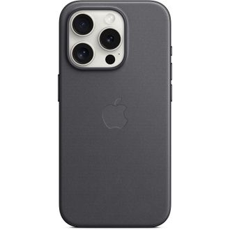 Чехол FineWoven Case with MagSafe iPhone 15 Pro Black - фото 1