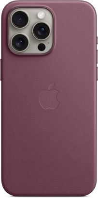 Чехол FineWoven Case with MagSafe iPhone 15 Pro Max Mulberry - фото 2 Чехол FineWoven Case with MagSafe iPhone 15 Pro Max Mulberry - фото 2