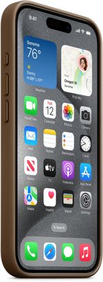 Чохол FineWoven Case with MagSafe iPhone 15 Pro Taupe - фото 2