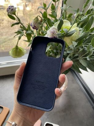 Чехол iPhone 12 Pro Max K-DOO Noble collection /dark blue + стекло в подарок! - фото 3