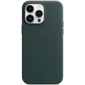 Чехол iPhone Leather Case with MagSafe 14 pro Max Forest green copi - фото 1 Чехол iPhone Leather Case with MagSafe 14 pro Max Forest green copi - фото 1