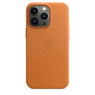 Чохол Leather Case with MagSafe 13 Pro Golden Brown - фото 1
