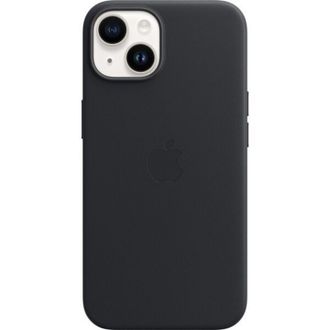 Чехол Leather Case with MagSafe 14 Midnight (Black) - фото 1