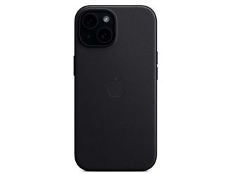 Чохол Leather Case with MagSafe iPhone 15 Plus Black - фото 1