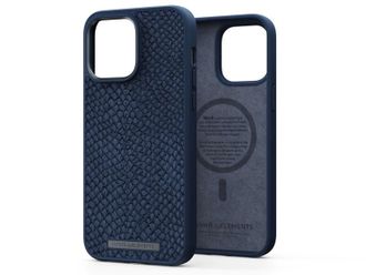 Чохол Njord Salmon Leather MagSafe Case Blue for iPhone 14 Pro Max (NA44SL01) - фото 1 Чохол Njord Salmon Leather MagSafe Case Blue for iPhone 14 Pro Max (NA44SL01) - фото 1
