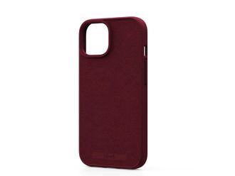 Чохол Njord Suede MagSafe Case Crimson Red for iPhone 15 (NA51SU11) - фото 1