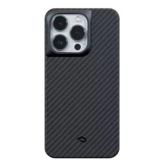 Чохол Pitaka MagEZ Case 3 Pro Twill Black/Grey for iPhone 14 Pro (KI1401PP) - фото 1