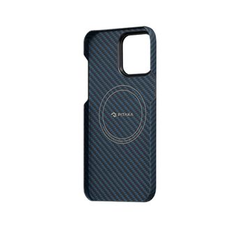 Чохол Pitaka MagEZ Case 3 Twill 1500D Black/Blue for 14 Pro (KI1408P) - фото 2 Чохол Pitaka MagEZ Case 3 Twill 1500D Black/Blue for 14 Pro (KI1408P) - фото 2