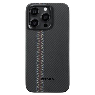 Чохол Pitaka MagEZ Case 4 Fusion Weaving Rhapsody for iPhone 15 Pro (FR1501P) - фото 1
