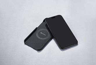 Чехол Pitaka MagEZ Case 4 Twill 1500D Black/Grey for iPhone 15 Plus (KI1501M) - фото 2