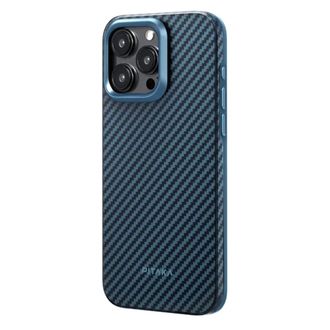Чехол Pitaka MagEZ Case Pro 4 Twill 1500D Black/Blue for iPhone 15 Pro (KI1508PPA) - фото 2