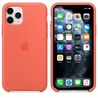 Чохол  silicone Case iphone 11 clementine orange - фото 1
