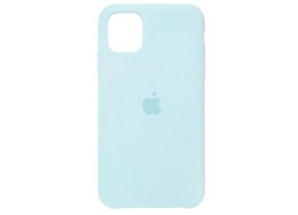 Чехол  silicone Case iphone 11 sky blue - фото 1