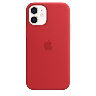 Чехол  silicone Case iphone 12 mini Red - фото 1