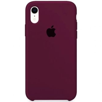 Чохол  Silicone Case iphone XR  plum - фото 1