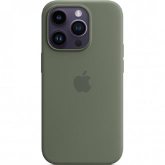 Чохол Silicone Case with Animation & MagSafe 14 Pro Oliv - фото 1
