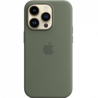 Чохол Silicone Case with Animation & MagSafe 14 Pro Oliv - фото 2