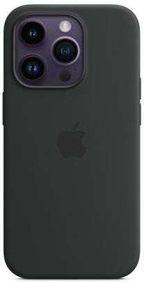 Чохол silicone Case with MagSafe iphone 14 Midnight (Black) - фото 1