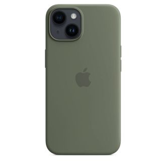 Чохол Silicone Case with MagSafe iPhone 14 Olive - фото 1