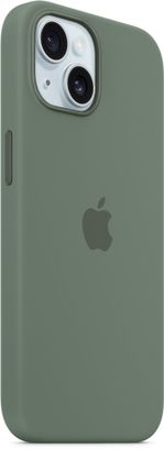 Чехол Silicone Case with MagSafe iPhone 15 Cypress - фото 3