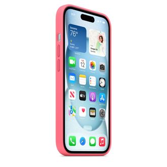 Чохол Silicone Case with MagSafe iPhone 15 Pink - фото 3