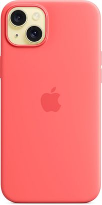 Чехол Silicone Case with MagSafe iPhone 15 plus Guava - фото 2