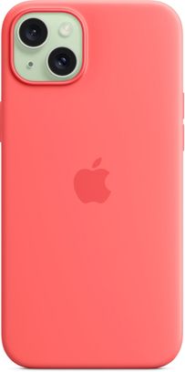Чехол Silicone Case with MagSafe iPhone 15 plus Guava - фото 3