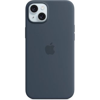 Чохол Silicone Case with MagSafe iPhone 15 plus Storm Blue - фото 1