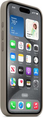 Чохол Silicone Case with MagSafe iPhone 15 Pro Clay - фото 2