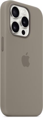 Чохол Silicone Case with MagSafe iPhone 15 Pro Clay - фото 3