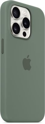 Чехол Silicone Case with MagSafe iPhone 15 Pro Cypress - фото 3