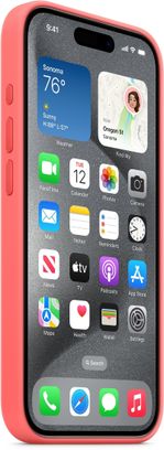 Чохол Silicone Case with MagSafe iPhone 15 Pro Guava - фото 2