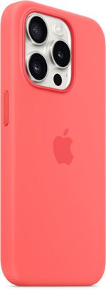 Чохол Silicone Case with MagSafe iPhone 15 Pro Guava - фото 3