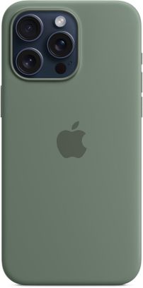 Чехол Silicone Case with MagSafe iPhone 15 Pro Max Cypress - фото 2
