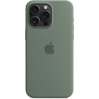 Чехол Silicone Case with MagSafe iPhone 15 Pro Max Cypress - фото 1