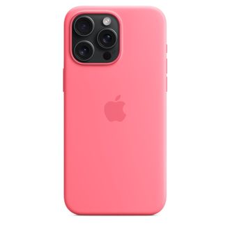 Чехол Silicone Case with MagSafe iPhone 15 Pro Max Pink - фото 2