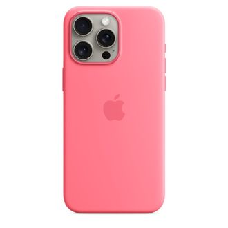 Чехол Silicone Case with MagSafe iPhone 15 Pro Max Pink - фото 3