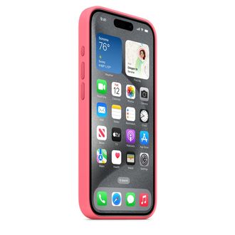 Чохол Silicone Case with MagSafe iPhone 15 Pro Pink - фото 3