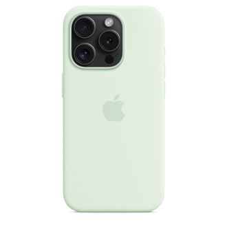 Чохол Silicone Case with MagSafe iPhone 15 Pro Soft Mint - фото 1