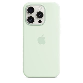 Чохол Silicone Case with MagSafe iPhone 15 Pro Soft Mint - фото 2