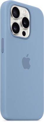 Чохол Silicone Case with MagSafe iPhone 15 Pro Winter Blue - фото 2