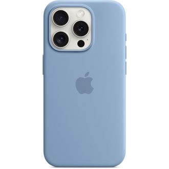 Чохол Silicone Case with MagSafe iPhone 15 Pro Winter Blue - фото 1